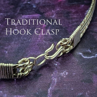 BABYLON Kunzite and Sterling, Locking Submissive Collar