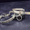 CADMAN Celtic Collar with Slides, Locking, Sterling Silver