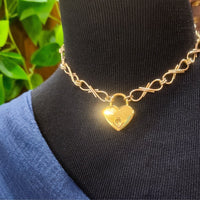 We've all fought battles. And won. I created Embrace to honor the battles. The handcrafted links are interlocked and symbolize the power of love and prayer. The power of loved ones and friends that stand by  you during your raging storms. Choose from a locking submissive style or traditional.