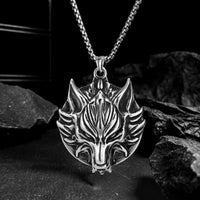 Wolf Necklace, GUNDOLF, Sterling Chain