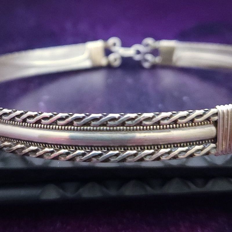 Bold, dramatic and luxurious, this collar is from our BABYLON COLLECTION. Babylonian jewelry was not only a way to add style but also represented wealth, status, and spiritual reverence. An exquisite craft, attention to detail, and artistic prowess left a permanent impression in the world of ancient jewelry. By My Secret Heart Studios