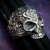The Rager Ring looks like it may have been dug up from the depths of Hades. A moody blend of darkness and fury - but its exquisitely detailed floral adornments softly proclaim its heartfelt sophistication. My Secret Heart Studios