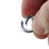 PUSH O RING CLOSURE, Sterling Silver {16mm}