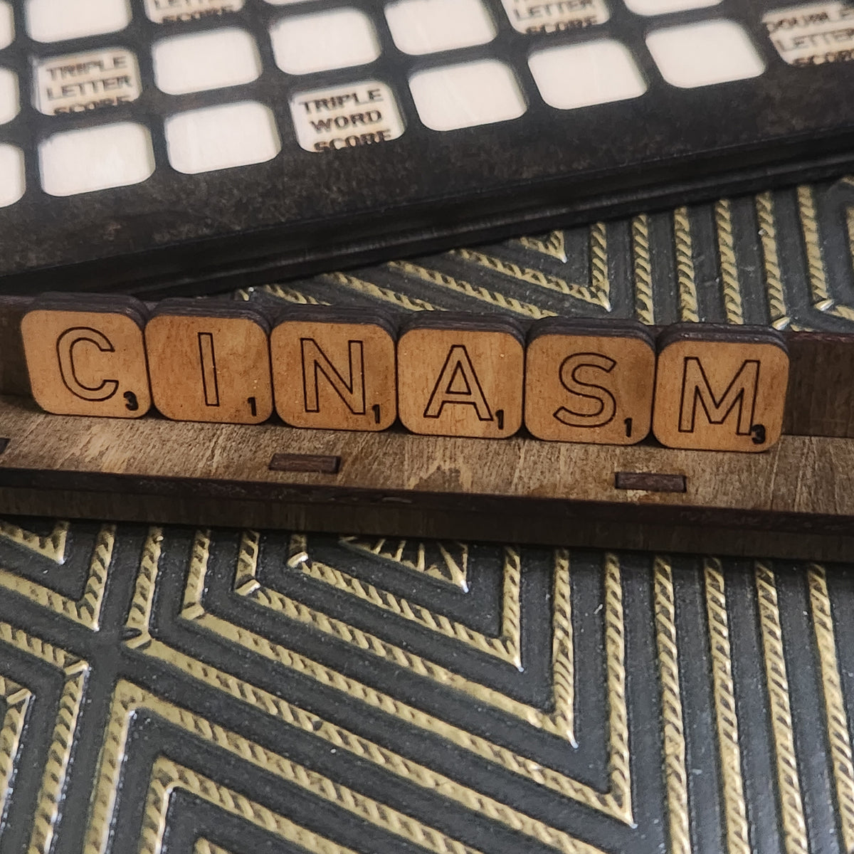 SCRABBLE Game Set, LOTUS - One Of A Kind