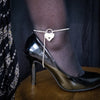 LOCKING HEEL & ANKLE CHAINS, SIMPLE, Sterling SIlver