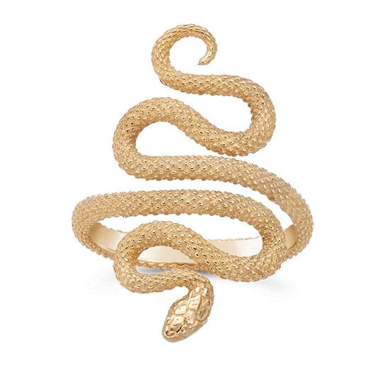 Slither Serpent Ring, Sterling or Bronze
