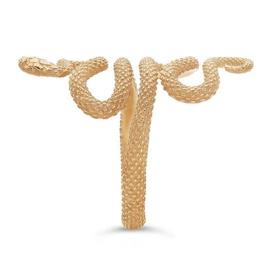 Slither Serpent Ring, Sterling or Bronze