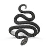 Slither Serpent Ring, Sterling or Bronze