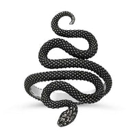 Slither Serpent Ring, Sterling or Bronze