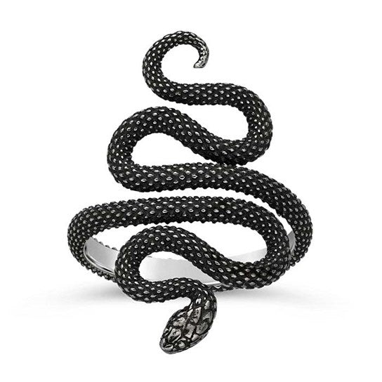 Slither Serpent Ring, Sterling or Bronze