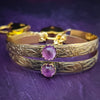 SOFT & SWEET Submissive Locking Bracelets or Anklets, 14K Gold-Filled and Pink Sapphire