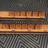 SCRABBLE Game Set, Celtic Circle - CAN BE PERSONALIZED - The Navarri Game Collection