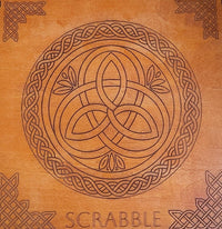 SCRABBLE Game Set, Celtic Circle - CAN BE PERSONALIZED - The Navarri Game Collection