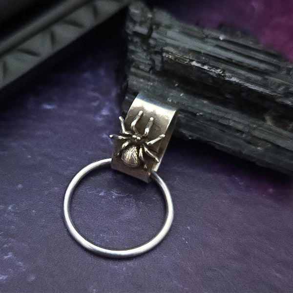 Spider O Ring Slide, Sterling , by My Secret Heart 01