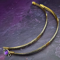 Our ‘WILD FLOWER’ collection speaks of rambling cottage gardens. Sensual and romantic. This artisan BDSM submissive jewelry is handcrafted in a floral pattern of sterling silver. The FLEXIBLE Wild Flower Locking BDSM Submissive Collar is made in two pieces, allowing it to be flexible instead of rigid. This romantic piece is Sterling Silver accented with 14k Gold Filled accents. 