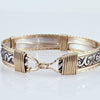 *READY TO SHIP* ZUZY Traditional Bracelet, Sterling with Gold Accents, SIZE 6.25