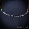 Transform this chain into a beautiful restraint for handcuffs or ankle bracelets, or wear it around the neck as a locking collar for submissives or a decorative chain necklace for Dominants. Oh... it can also be connected to the back of a collar and worn down the back. Super sexy!  Ohh... and a little tug on the chain with tighten that collar {think choke chain ;-} This versatile little piece is sure to be loved!