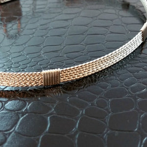 *READY TO SHIP* ASHANTI Slim Collar, Sterling Silver, Size 14.25 to 16.0