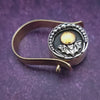 FLIP RING, Witches Moon & Celtic Medallion {One of A Kind}
