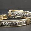 ZUZY Handcuff Bracelets, Sterling with Gold Accents