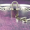 CADMAN Celtic Collar with Slides, Locking, Sterling Silver