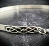 CADMAN Celtic Collar with Slides, Locking, Sterling Silver