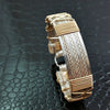 Neo-Classic Traditional Bracelet, Sterling & Gold