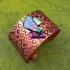 Dichroic Copper Cuff, One of A Kinds