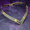 Discover a daring and captivating style with the AMARI V STYLE BDSM Submissive Collar. Crafted from a sumptuous blend of blackened sterling silver and complemented with hand twisted accents, this collar will be a striking statement of elegance from day to night. Experience urban chic with a hint of gothic glamour!
