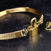 Showcase your power and taste with ASHANTI Slim Collar. This handcrafted collar is artfully crafted with twisted 14K gold filled wire and elevated with gold wraps. A touch of chain in the back ensures a snug fit, so you can move with ease. Wear ASHANTI TWISTED alone or layer it with other chains and pendants--it's the perfect foundation for building endless elegant looks! Plus, the locking collar takes your look up a notch. 