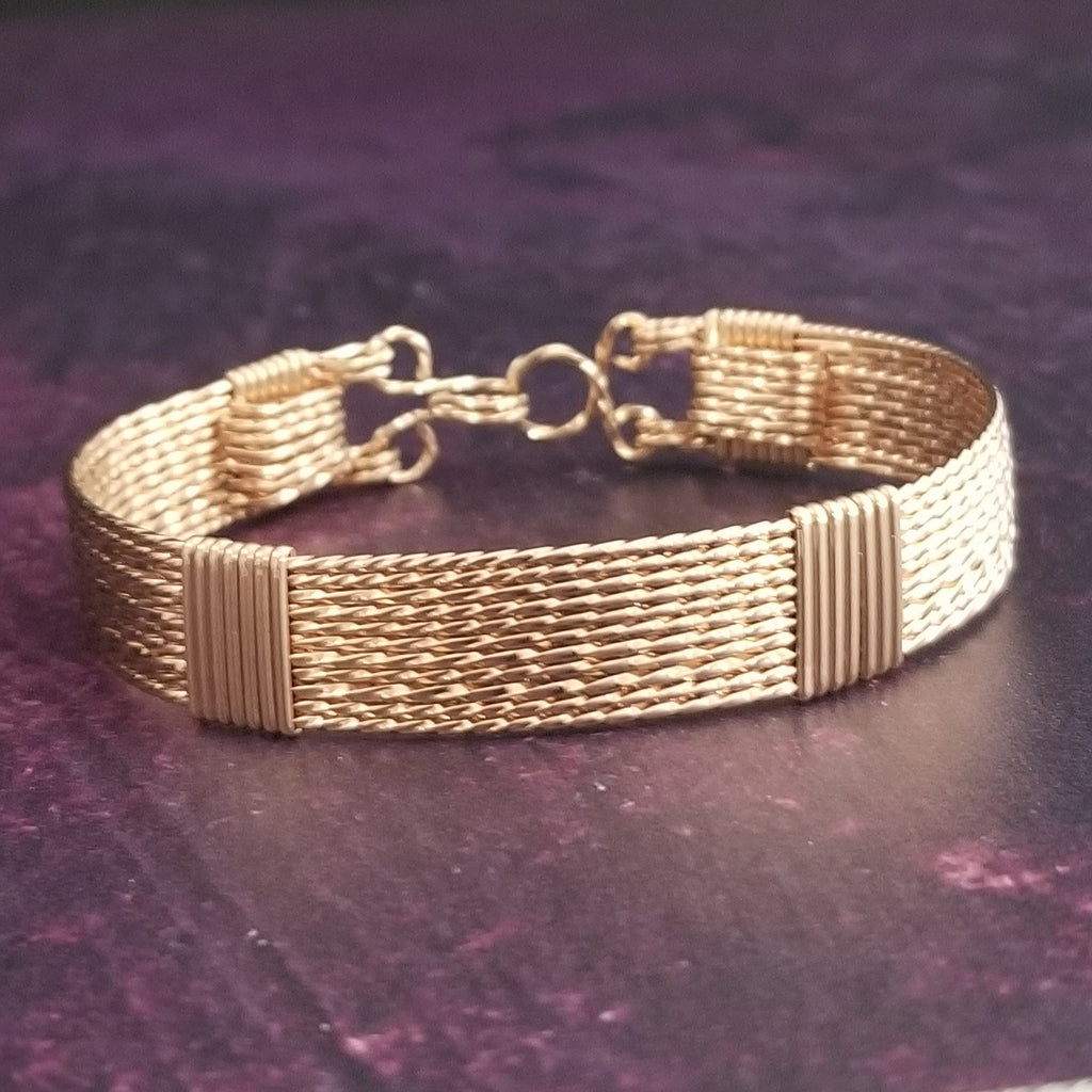 ASHANTI-Armband, 14 Karat Gold gefüllt (drei Versionen)