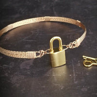 ASHANTI Slim Collar, Rose Gold