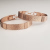 ASHANTI Submissive Bracelets {Pair} Wrist or Ankles, Rose Gold