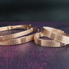 ASHANTI Submissive Bracelets {Pair} Wrist or Ankles, Rose Gold