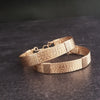 ASHANTI Submissive Bracelets {Pair} Wrist or Ankles, Rose Gold