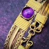 Bold, original and dramatic, this locking submissive bracelet is from our Limited Edition BABYLON COLLECTION.  My Secret Heart Studios