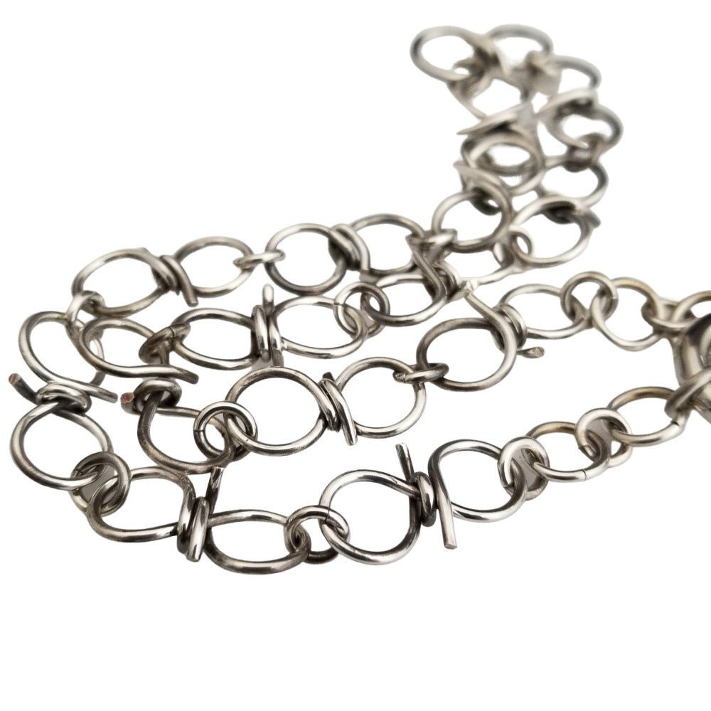 Our version of a Barbed Wire Collar, this beast is from our Brambles Collection, inspired by barbs, thorns and prickly things. This BDSM LOCKING SUBMISSIVE COLLAR is thick, hefty and truly badass. I create the barbs with comfort in mind, they're smooth and aren't long enough to do real damage, but still just a touch dangerous ;D