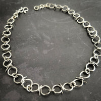 BRAMBLES Stachelkettenhalsband, Sterling