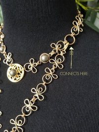 HARNESS CONNECTORS, Celtic Priestess {Pair, 14K Gold Filled}