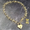 Made a bold statement of your Dominant / submissive lifestyle. The CELTIC PRIESTESS locking submissive collar features chain links inspired by Celtic knots, all created entirely by hand using only a few hand tools. The links are then tumbled with steel shot, creating strength and durability, as well as a silky smoothness. 
