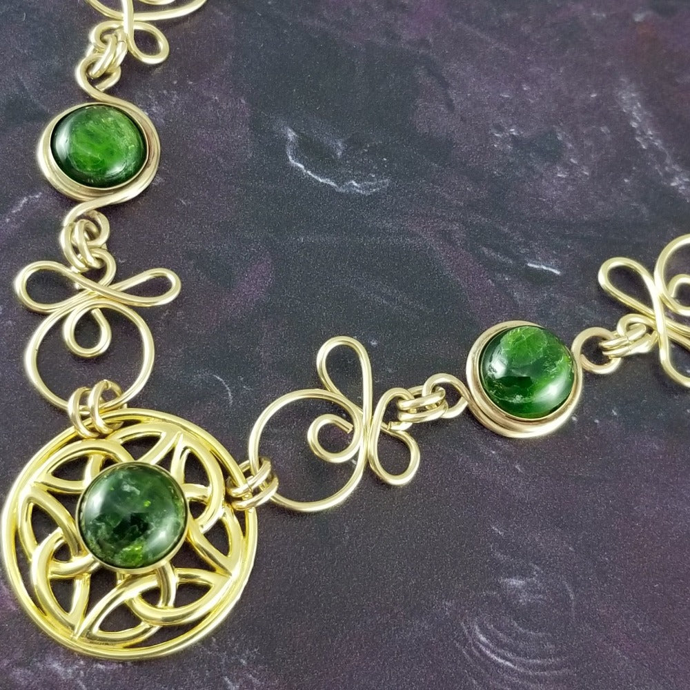 Our CELTIC PRIESTESS COLLECTION of artisan chains pay homage to your BDSM lifestyle with a dramatic Celtic flair. Each piece can be worn independently, or connected, and can be worn LOCKED or with traditional clasps. Features chain links inspired by Celtic knots, all created entirely by hand.  IMAGINE YOUR SUBMISSIVE ... BOUND AND LOCKED IN THESE LUXURIOUS CHAINS. My Secret Heart Studios