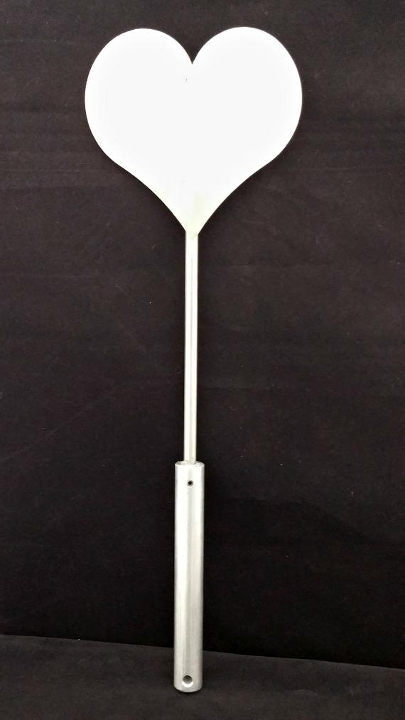 Intended for the serious sadist, it's certainly not for the faint of heart. This paddle should only be used by advanced players. Delivers a blistering sting with one spank. Used with a heavy/hard hand, this paddle will cause bruising and can draw blood. 