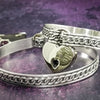 The DONOVAN Collection is inspired by mystical Celtic heroes and warriors. The pair of sterling silver submissive cuffs feature a Celtic rope design that measures approx. 3.10 mm wide. 