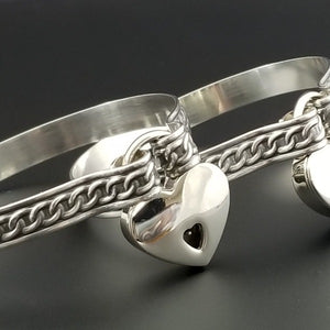The DONOVAN Collection is inspired by mystical Celtic heroes and warriors. The pair of sterling silver submissive cuffs feature a Celtic rope design that measures approx. 3.10 mm wide. 