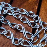 We've all fought battles. And won. I created Embrace to honor the battles. The handcrafted links are interlocked and symbolize the power of love and prayer. The power of loved ones and friends that stand by  you during your raging storms. Choose from a locking submissive style or traditional. By My Secret Heart Studios