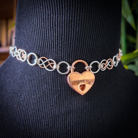 Beautifully entwined lives. Our Eternal Submissive Locking Collars are symbolic of your journey and BDSM lifestyle. By My Secret Heart Studios