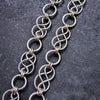 Beautifully entwined lives. Eternal Chains are symbolic of your journey. Featuring chain links inspired by Celtic knots, all created entirely by hand using only a few hand tools. The links are then tumbled with steel shot, creating strength and durability, as well as a silky smoothness. Made a bold statement of your Dominant / submissive or BDSM lifestyle.