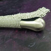 Decisions ... Decisions .... Should you tease, or punish? Imagine Your sub's delight {or trepidation, lol} when they see gorgeous chain flogger! The crystal encrusted silver handle is so pretty, but damn those chains bite! 