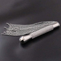 Decisions ... Decisions .... Should you tease, or punish? Imagine Your sub's delight {or trepidation, lol} when they see gorgeous chain flogger! The crystal encrusted silver handle is so pretty, but damn those chains bite! 