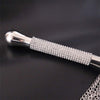 Decisions ... Decisions .... Should you tease, or punish? Imagine Your sub's delight {or trepidation, lol} when they see gorgeous chain flogger! The crystal encrusted silver handle is so pretty, but damn those chains bite! 